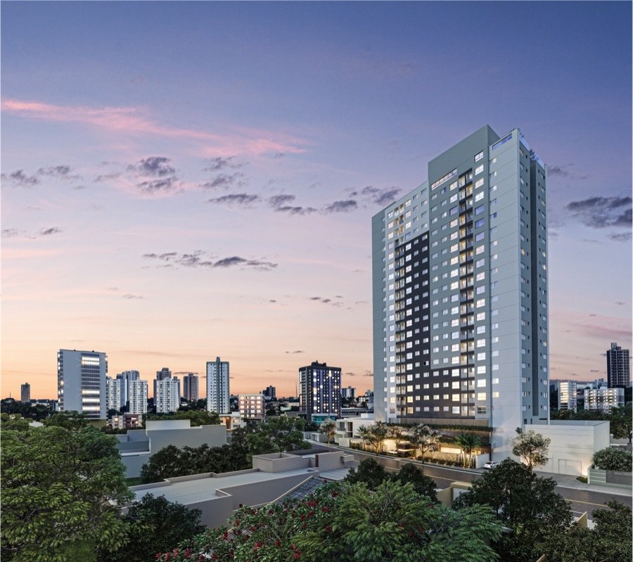 Fachada do empreendimento Duo Sky Garden